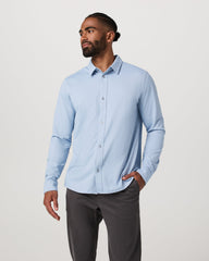 Long Sleeve Knit Oxford Button Down - Classic Fit