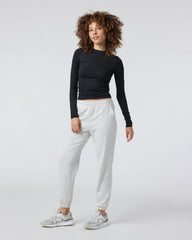 Long Sleeve Halo Ruched Tee