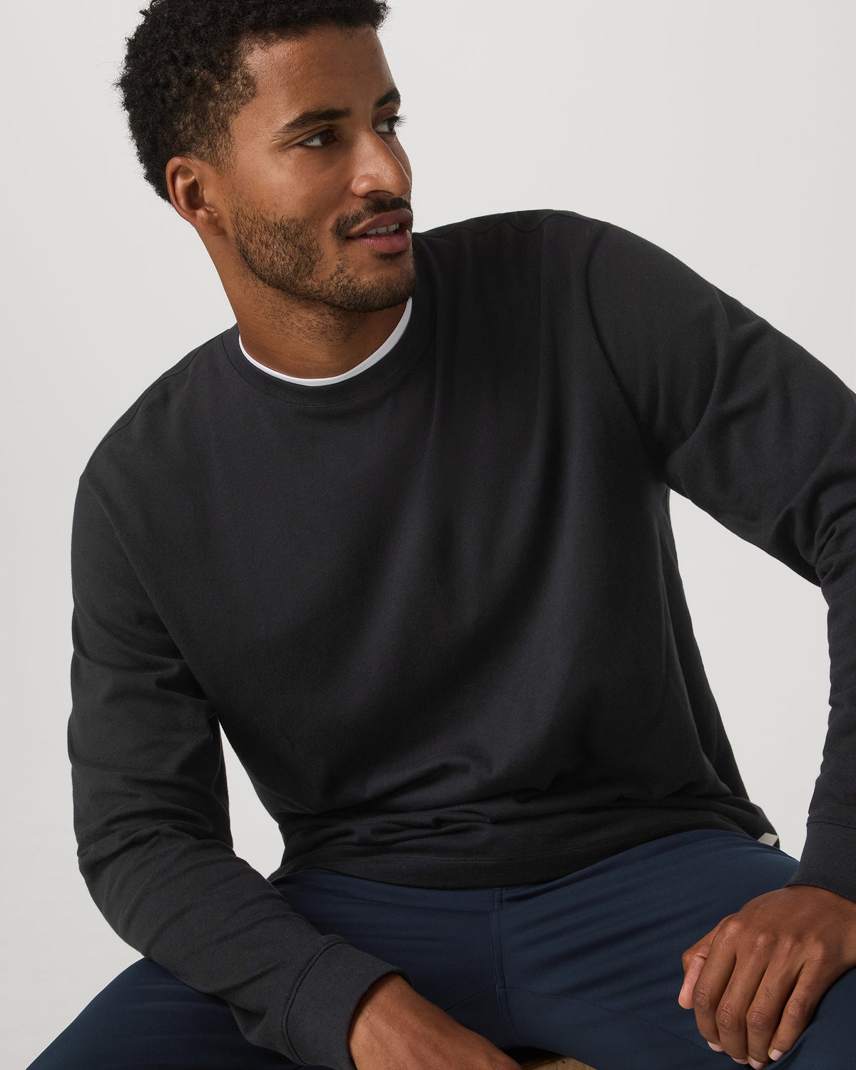 Long Sleeve Vuori Heavyweight Cotton Tee - Relaxed Fit